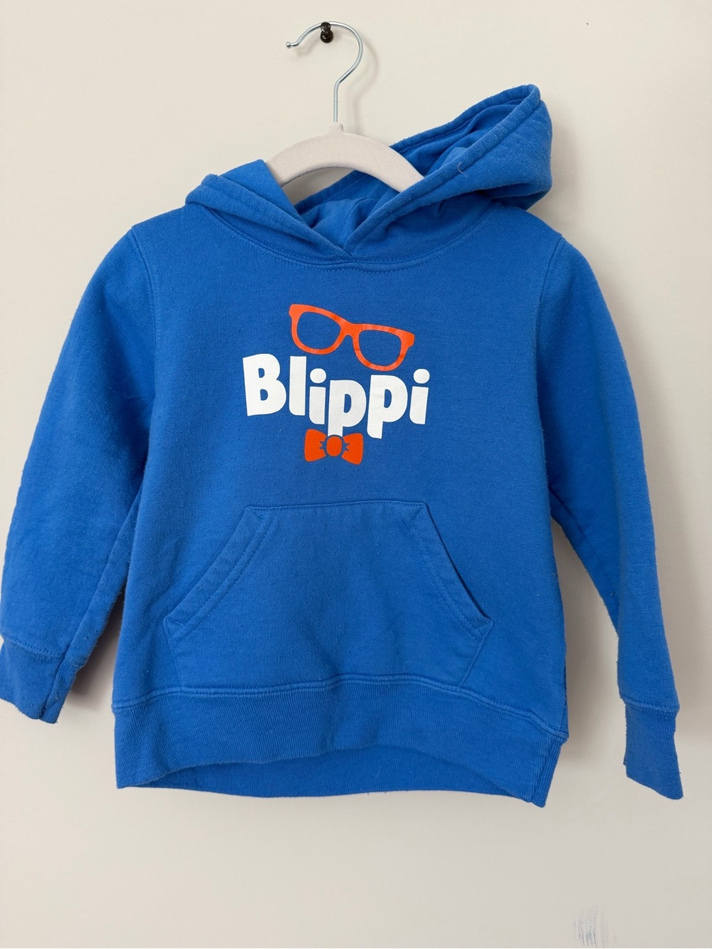 Gildan Kids Royal Blue Hoodie with Orange Blippi Logo